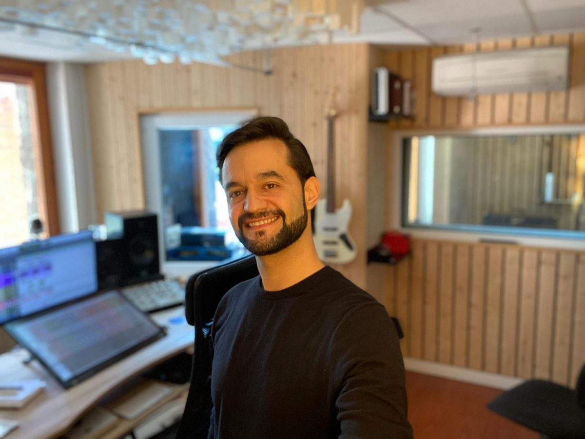 Albert Eeleen en estudio